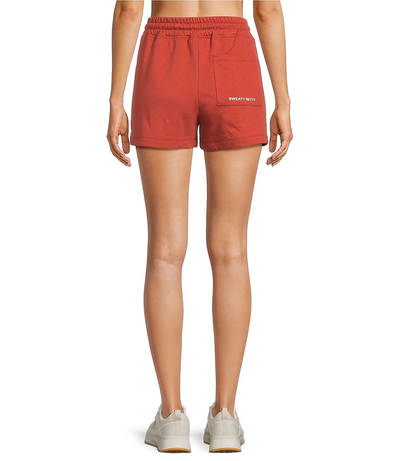 Sweaty Betty Revive Organic Cotton Coordinating High Waist Boxy Shorts