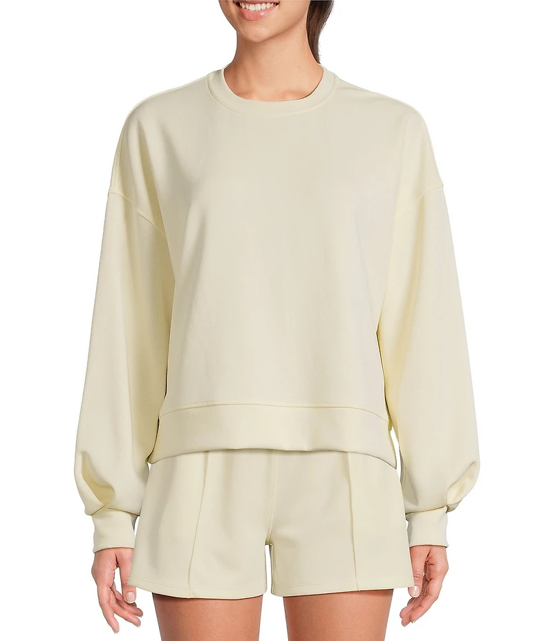 Sweaty Betty Sand Wash Cloudweight Crew Neck Long Sleeve Sweatshirt