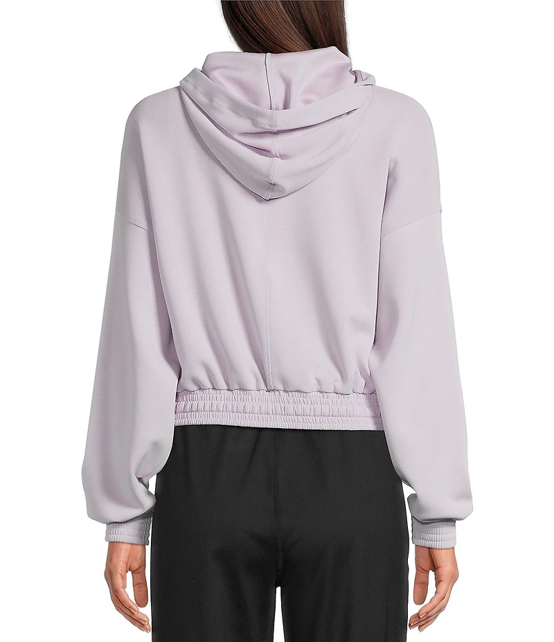 Sweaty Betty Sand Wash Cloudweight Long Sleeve Crop Hoodie