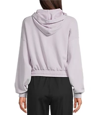 Sweaty Betty Sand Wash Cloudweight Long Sleeve Crop Hoodie