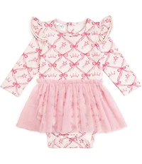 Sweet Wink Baby Girls Long Sleeve Princess Coquette Tutu Bodysuit