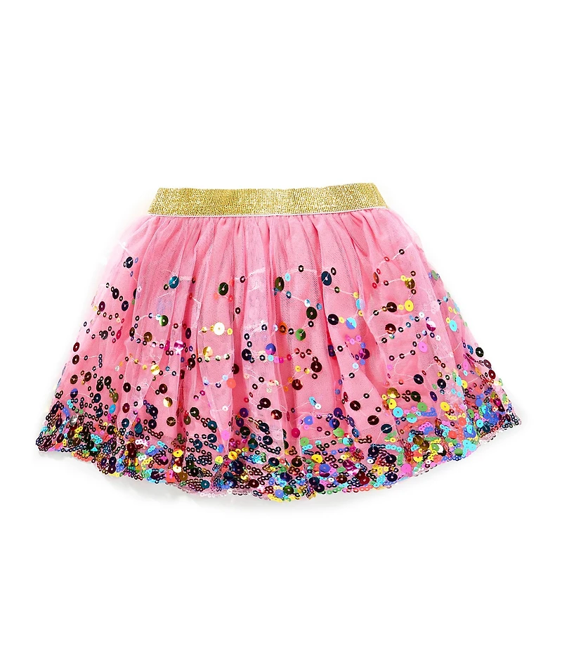 Sweet Wink Baby Girls Sequin-Embellished Confetti Tutu Skirt