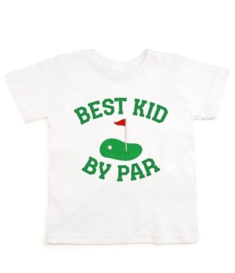Sweet Wink Big Boys Short Sleeve Best Kid By Par Patch T-Shirt