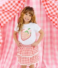 Sweet Wink Big Girls Short-Sleeve Strawberry Patch T-Shirt