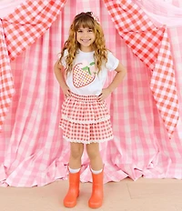 Sweet Wink Big Girls Short-Sleeve Strawberry Patch T-Shirt