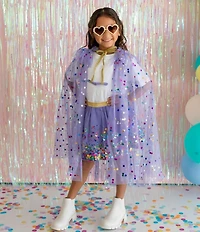 Sweet Wink Girls Confetti Dress-Up Cape