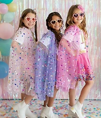 Sweet Wink Girls Confetti Dress-Up Cape