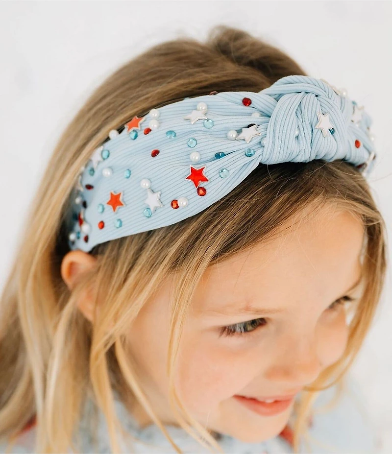 Sweet Wink Girls Americana Star Embellished Headband