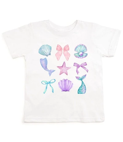 Sweet Wink Little Girls Short-Sleeve Mermaid Cutie T-Shirt