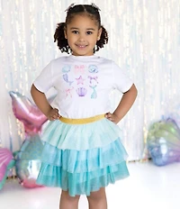 Sweet Wink Little Girls Short-Sleeve Mermaid Cutie T-Shirt