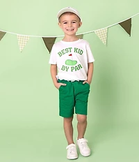 Sweet Wink Little Boys Short Sleeve Best Kid By Par Patch T-Shirt