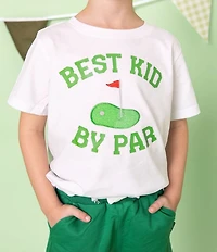 Sweet Wink Little Boys Short Sleeve Best Kid By Par Patch T-Shirt