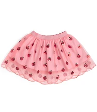 Sweet Wink Little Girls Apple Sequin Scalloped Tutu