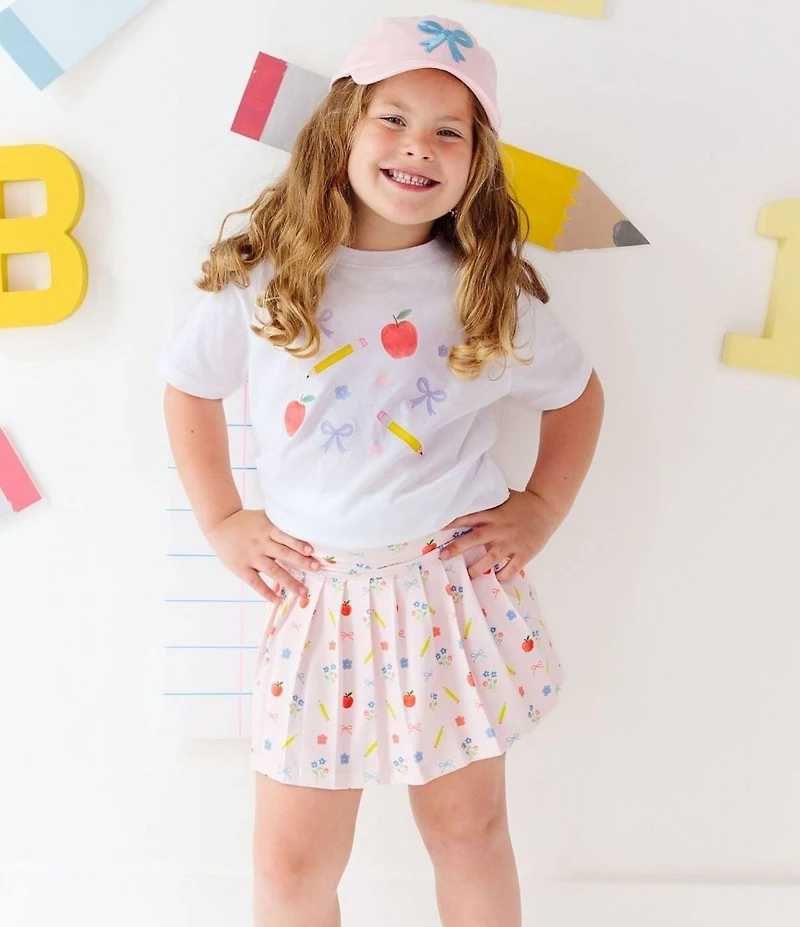 Sweet Wink Little Girls Back To School Athletic Skort