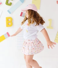 Sweet Wink Little Girls Back To School Athletic Skort