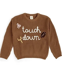 Sweet Wink Little Girls Long Sleeve Touchdown Sweater