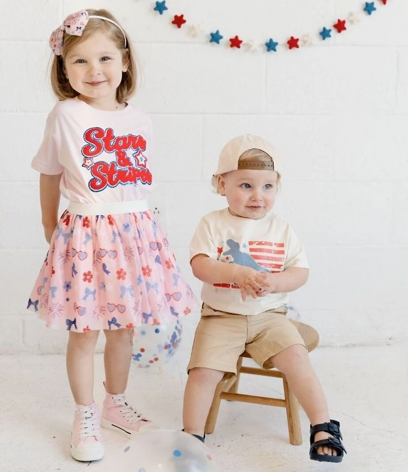 Sweet Wink Little/Big Girls Red White Cute Tutu