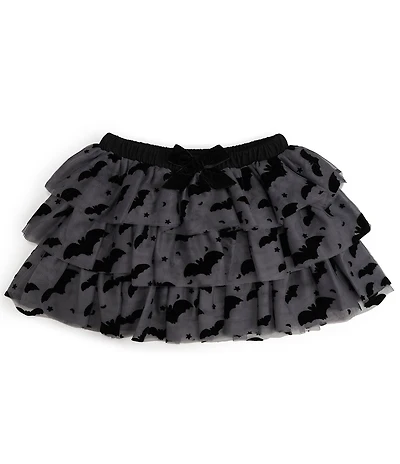 Sweet Wink Little/Big Girls Halloween-Themed Flocked Velvet Tutu Skirt