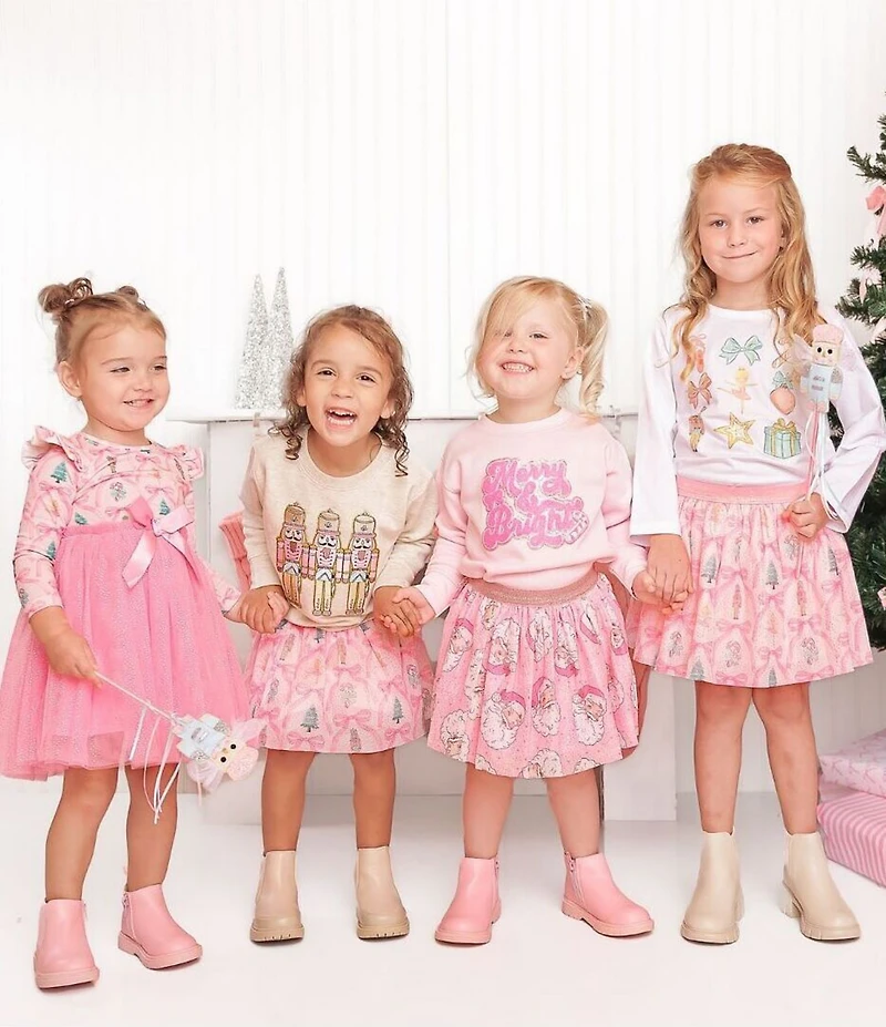 Sweet Wink Little/Big Girls Nutcracker Trellis Christmas Tutu