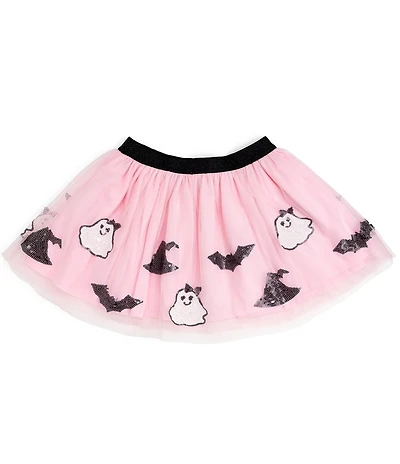 Sweet Wink Little/Big Girls Sequin-Embellished Halloween-Theme Tutu Skirt