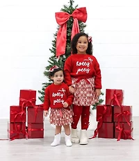 Sweet Wink Little/Big Girls X-Mas Plaid Bow Tutu