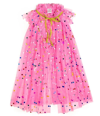 Sweet Wink Raspberry Confetti Dress-Up Cape