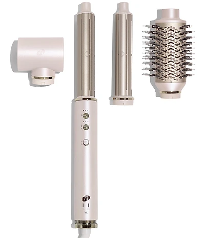 T3 Aire 360 Air Styler Blowout Kit with Dual Voltage and Ceramic Curling Attachments