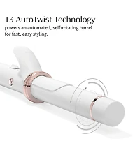 T3 CurlWrap 1.25#double; Automatic Rotating Curling Iron with Long Barrel