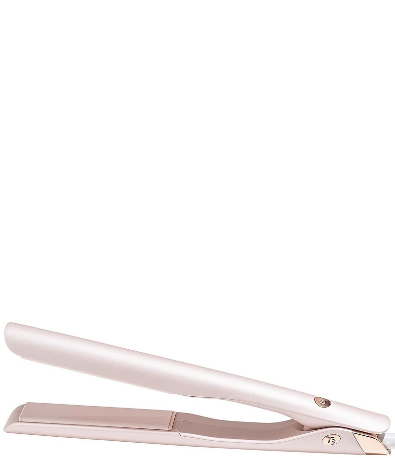 T3 SinglePass Smooth X 1#double; Professional Flat Iron with Extra-Long Plates for Straightening, Curling, and Waving