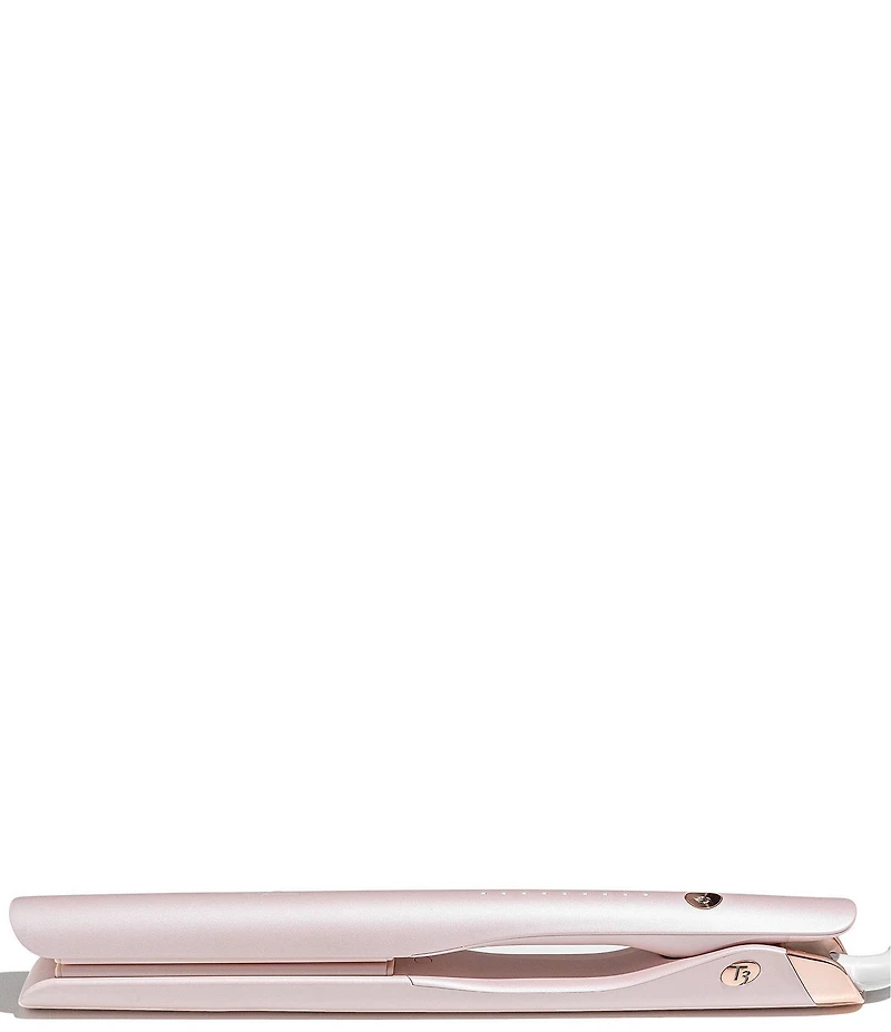 T3 SinglePass Smooth X 1#double; Professional Flat Iron with Extra-Long Plates for Straightening, Curling, and Waving