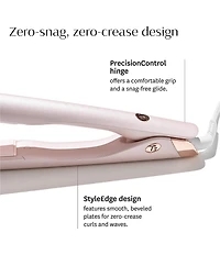 T3 SinglePass Smooth X 1#double; Professional Flat Iron with Extra-Long Plates for Straightening, Curling, and Waving