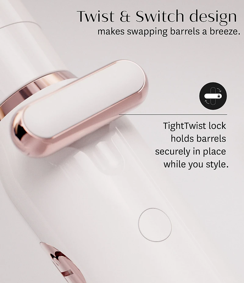 T3 Switch Kit Curl Trio Interchangeable Curling Iron with 3 Barrels