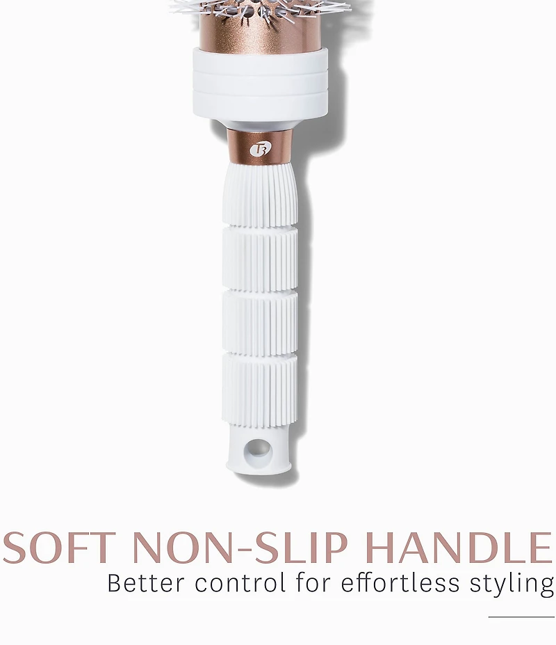 T3 Volume 2.5#double; Round Hair Brush with Ceramic-Coated Barrel