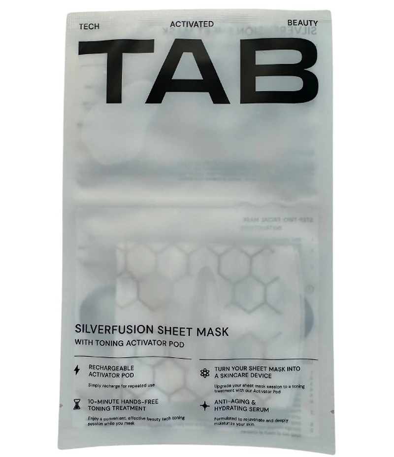 TAB Silver Fusion Sheet Mask Refill Kit, 4-Pack