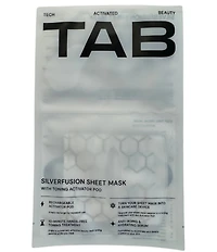 TAB Silver Fusion Sheet Mask Refill Kit, 4-Pack