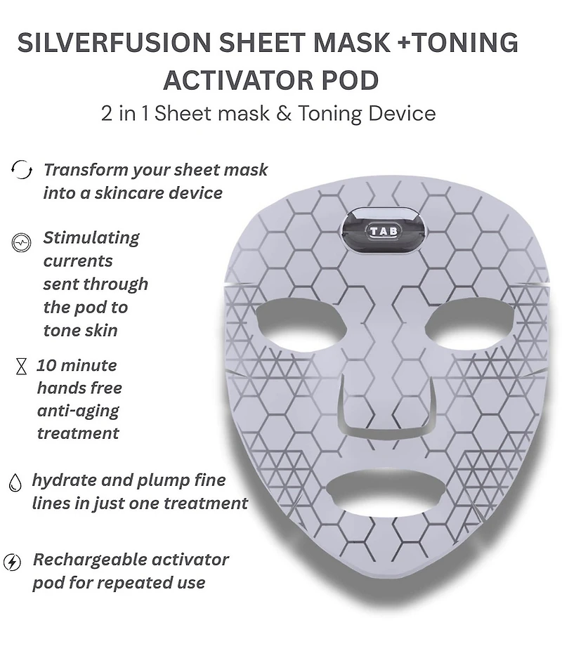 TAB SilverFusion Sheet Mask+ ActPOD