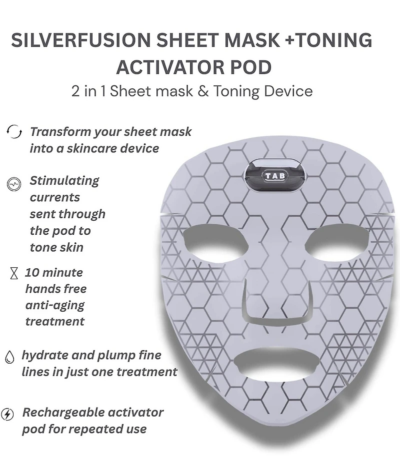 TAB SilverFusion Sheet Mask+ ActPOD