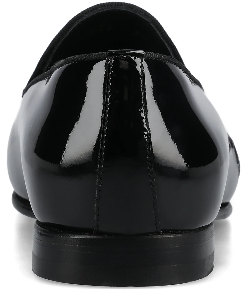 Taft Men's Estate Floral Embroidered Patent Leather Loafers
