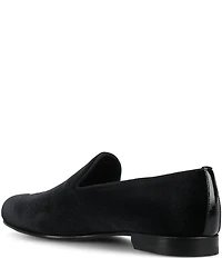 Taft Men's Estate Floral Embroidered Velvet Loafers