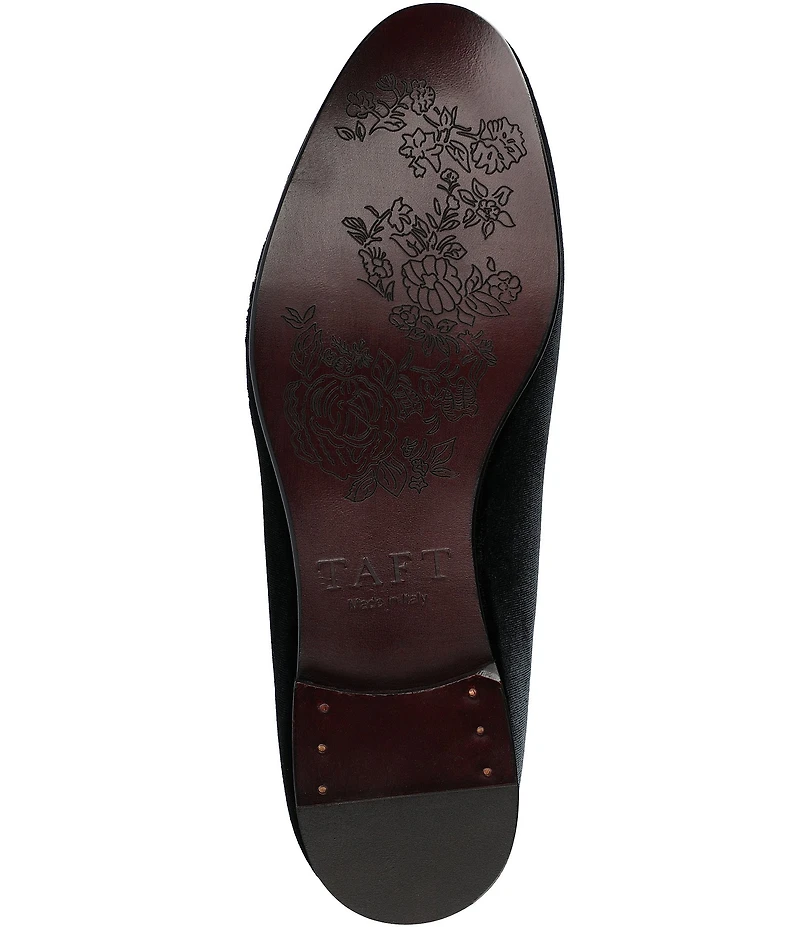 Taft Men's Estate Floral Embroidered Velvet Loafers