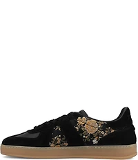 Taft Men's Gatsby Floral Jacquard and Suede Lace Up Sneakers