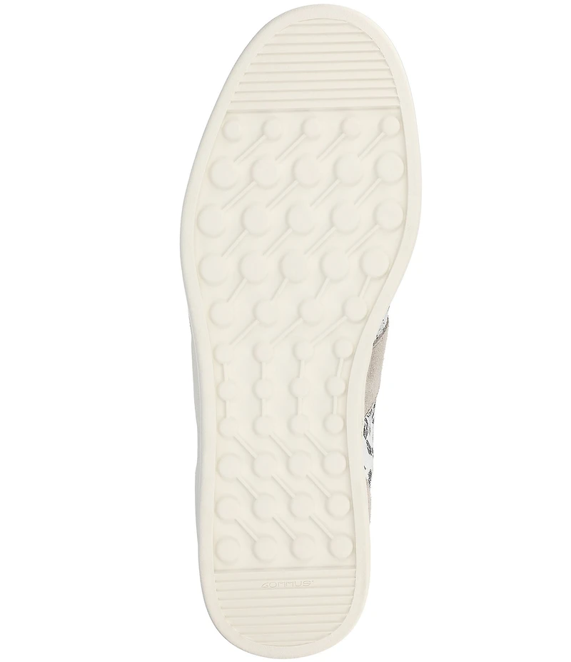 Taft Men's Gatsby Floral Jacquard and Suede Lace Up Sneakers