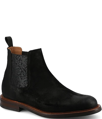 Taft Men's Glen Suede Printed Goring Chelsea Boots