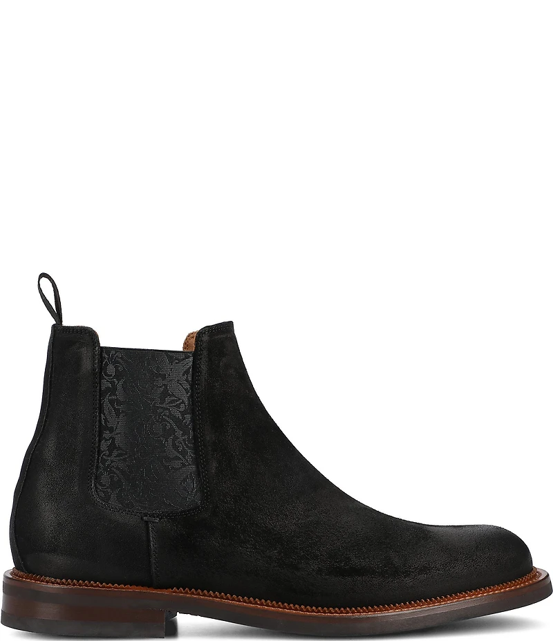 Taft Men's Glen Suede Printed Goring Chelsea Boots