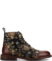 Taft Men's Jack Floral Jacquard Cap Toe Dress Boots