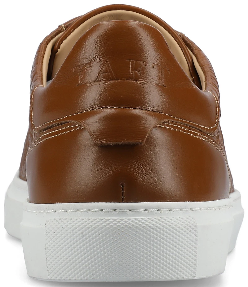 Taft Men's James Floral Embossed Leather Slip On Sneakers
