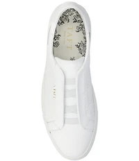 Taft Men's James Floral Embossed Leather Slip On Sneakers