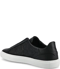 Taft Men's James Floral Embossed Leather Slip On Sneakers