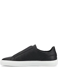 Taft Men's James Floral Embossed Leather Slip On Sneakers
