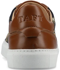 Taft Men's James Floral Jacquard and Leather Slip On Sneakers